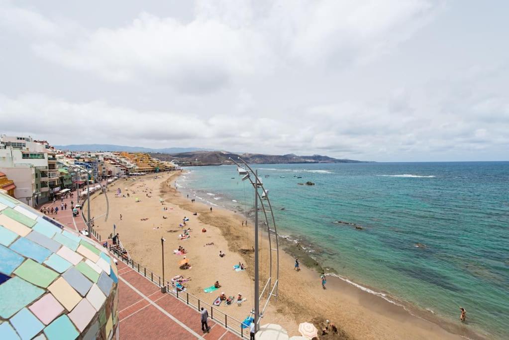 Sunrise-Sunset Amazing Seaviews Las Canteras Beach Leilighet Las Palmas de Gran Canaria Eksteriør bilde